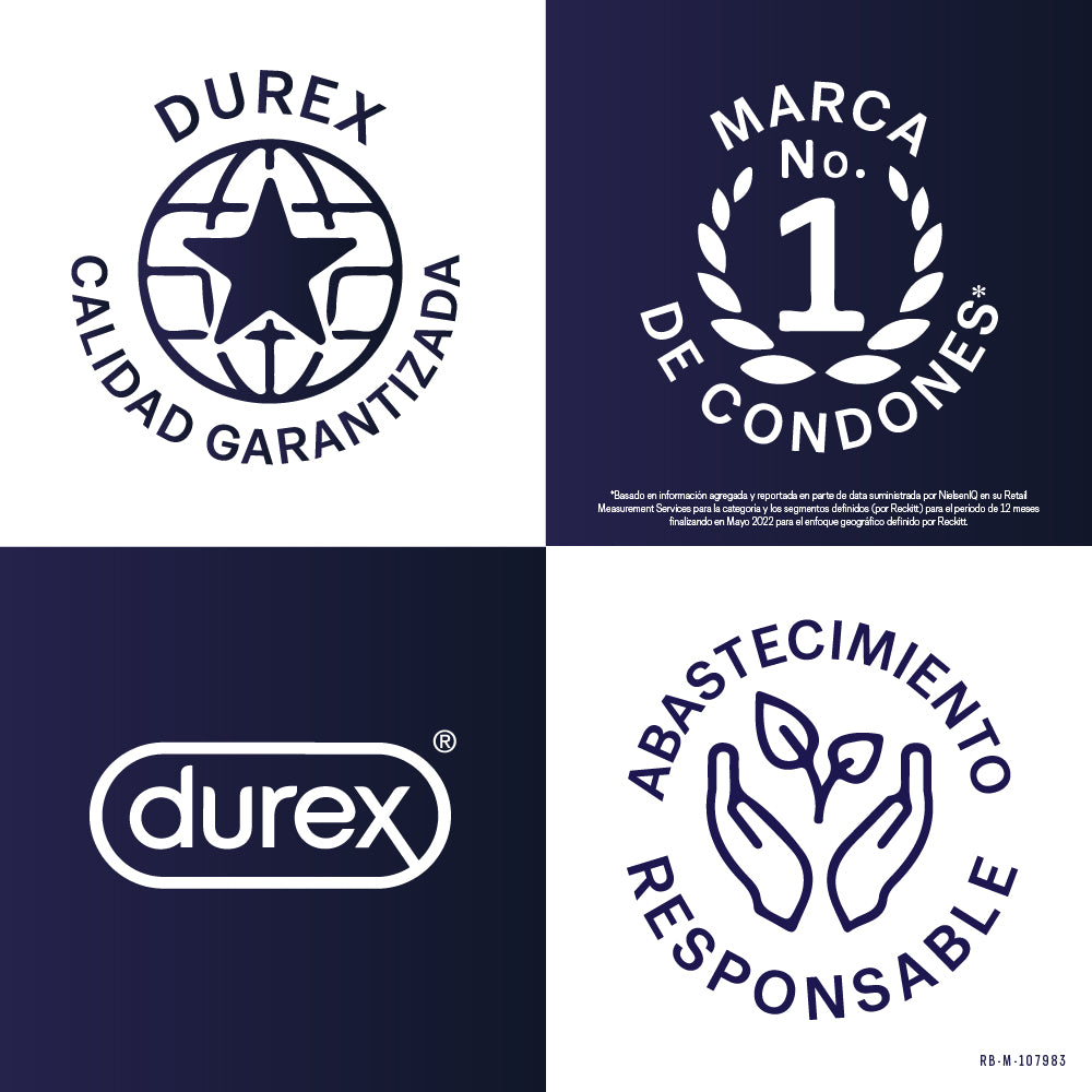 Pack Condones Durex Clímax Mutuo 12 Und