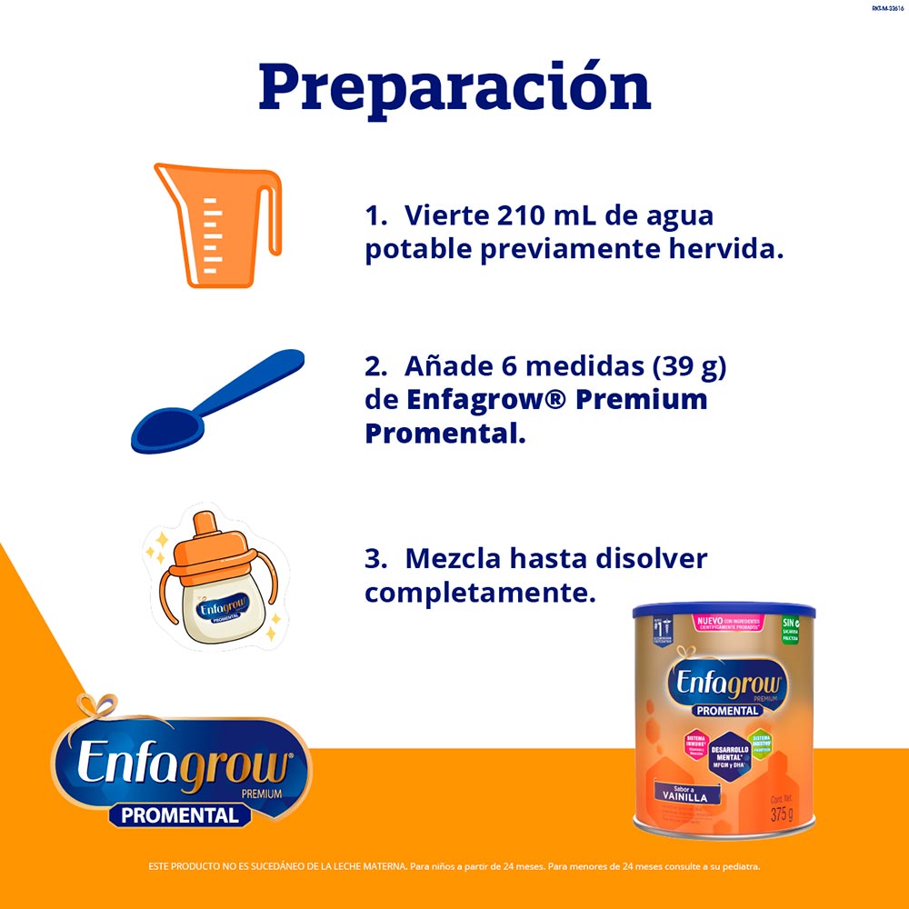 Enfagrow Premium ProMental Vainilla 375 G