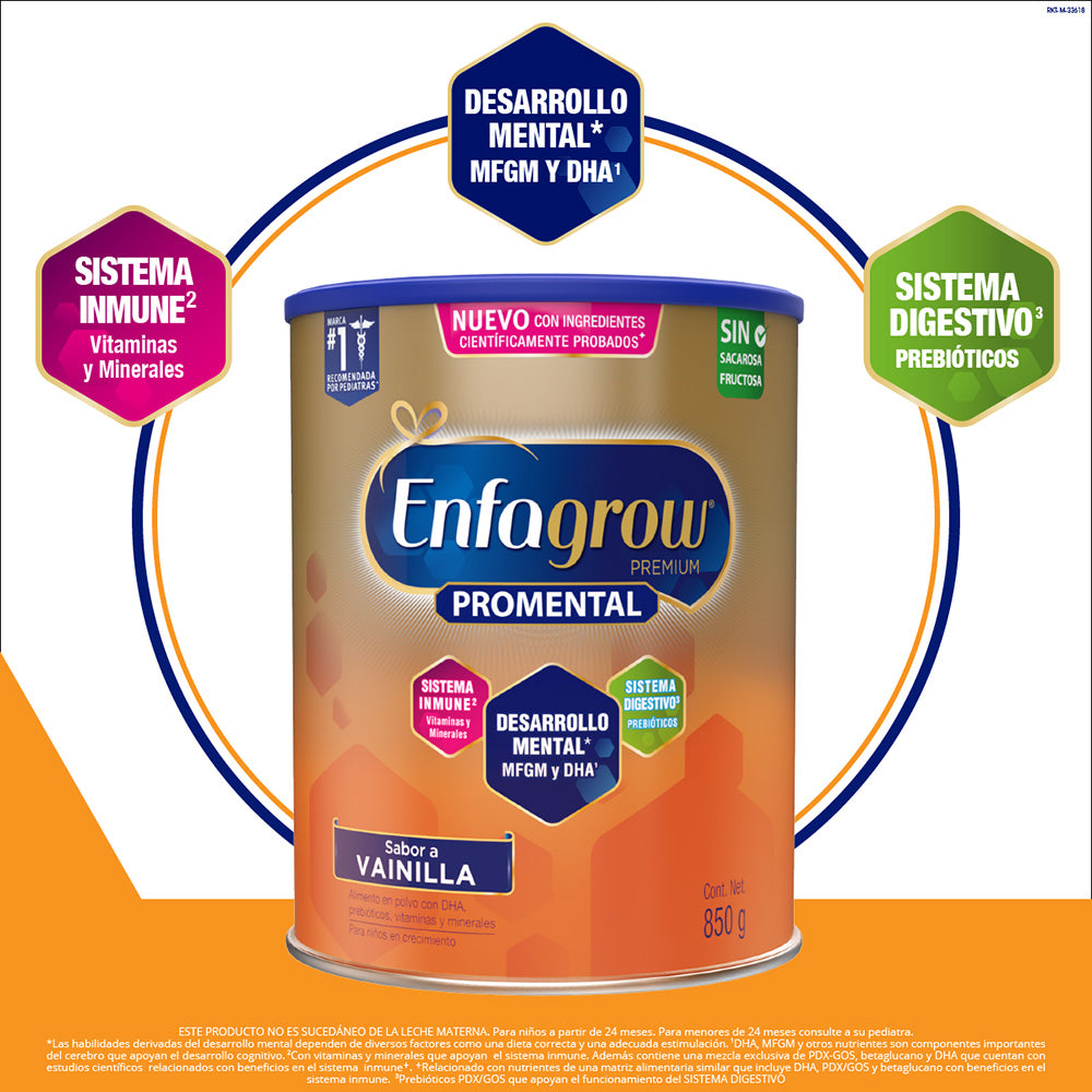 Enfagrow Premium ProMental Vainilla 850 G