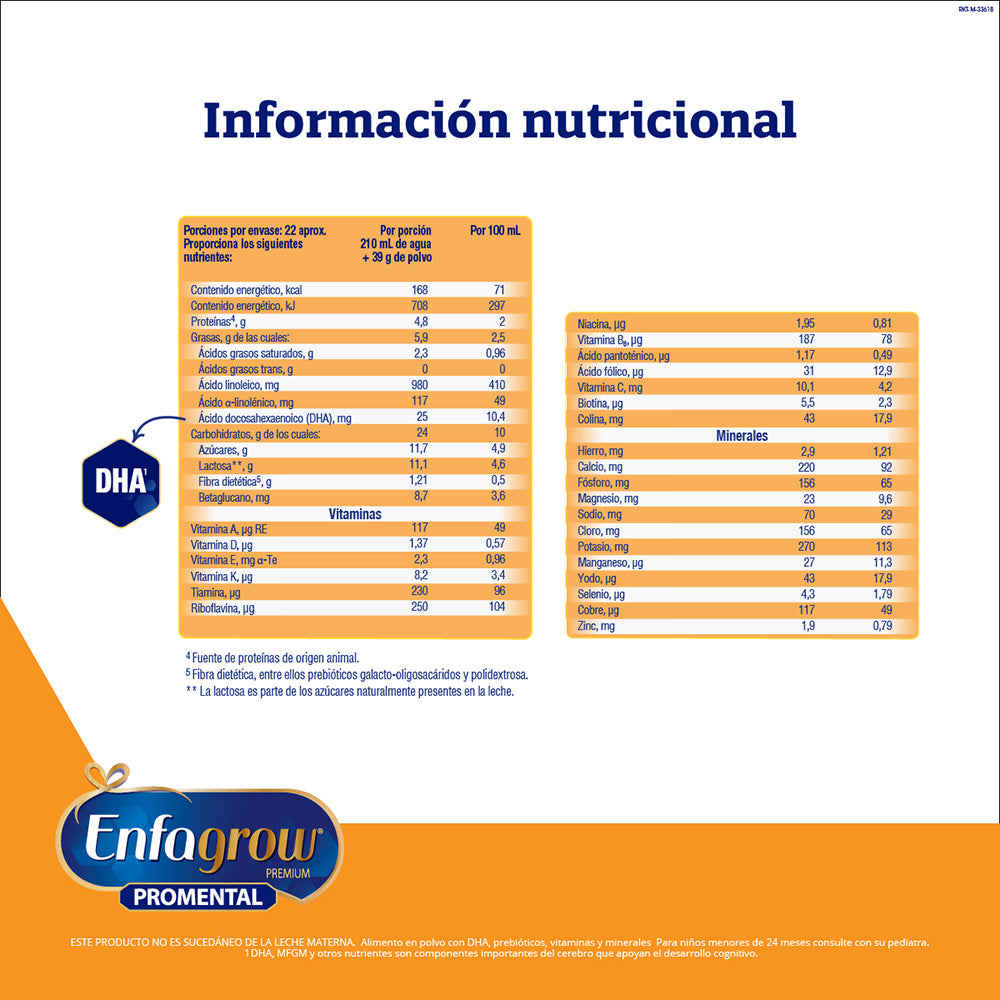 Enfagrow Premium ProMental Vainilla 850 G
