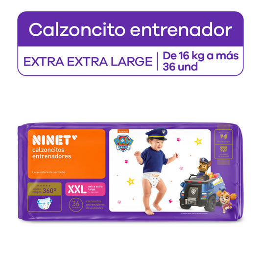 Calzoncitos Entrenadores Ninet Talla XXL 36 Und