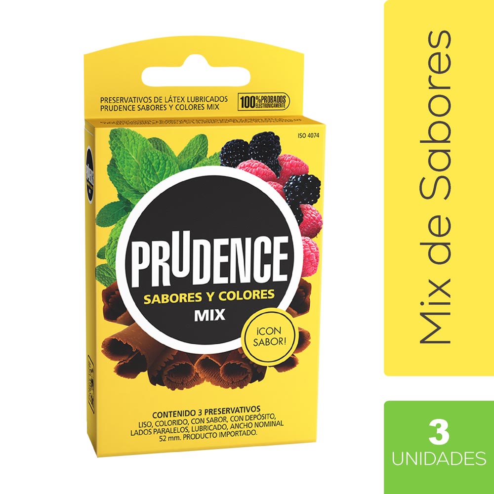 Condones Prudence Mix 3 Und