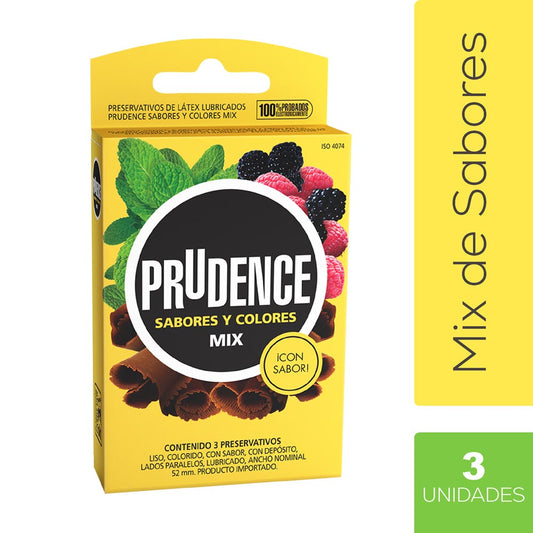 Condones Prudence Mix 3 Und