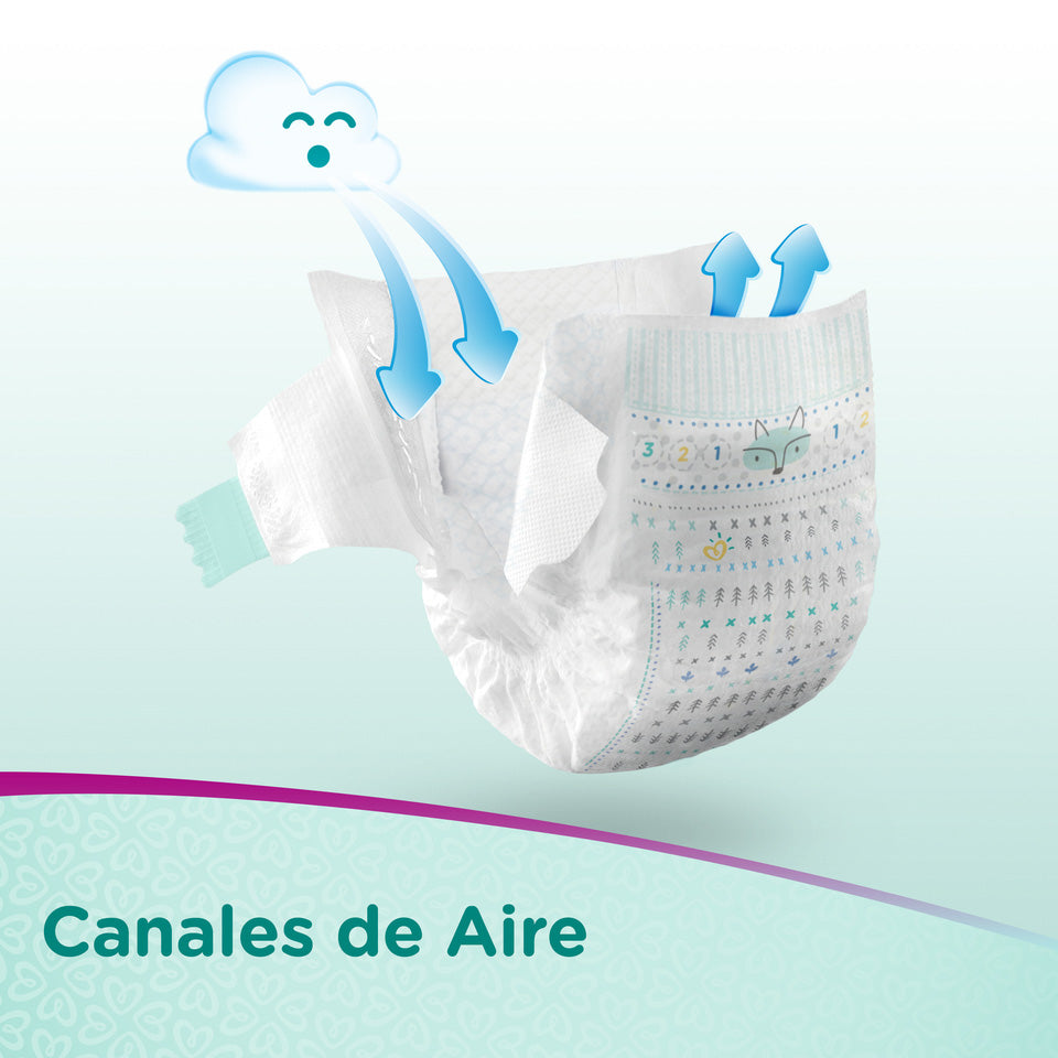Pañales Pampers Premium Care Hipoalergénicos XXXG 52 Und