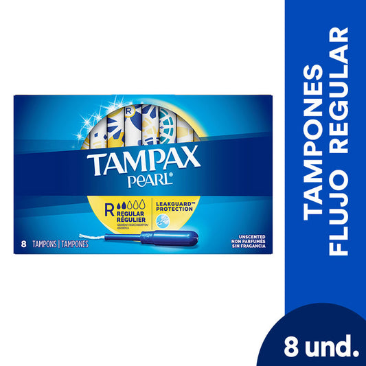 Tampones Tampax Pearl Regular 8 Und