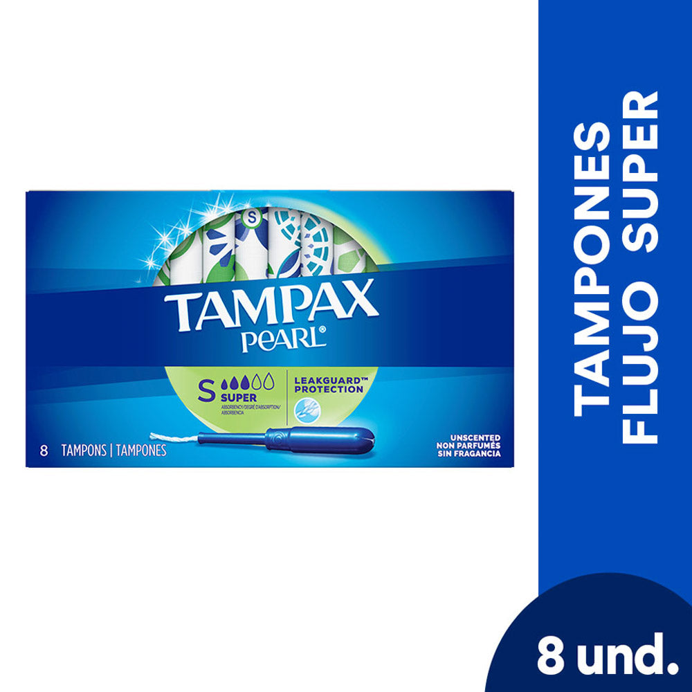 Tampones Tampax Pearl Super 8 Und