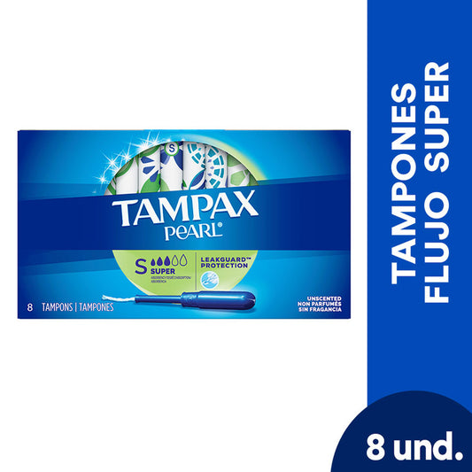 Tampones Tampax Pearl Super 8 Und