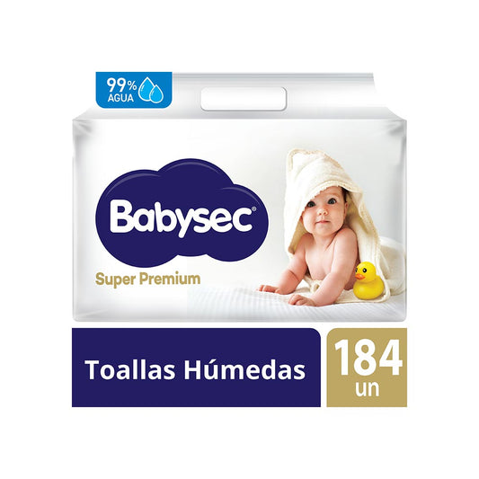 Toallitas Húmedas Babysec Super Premium 184 Und