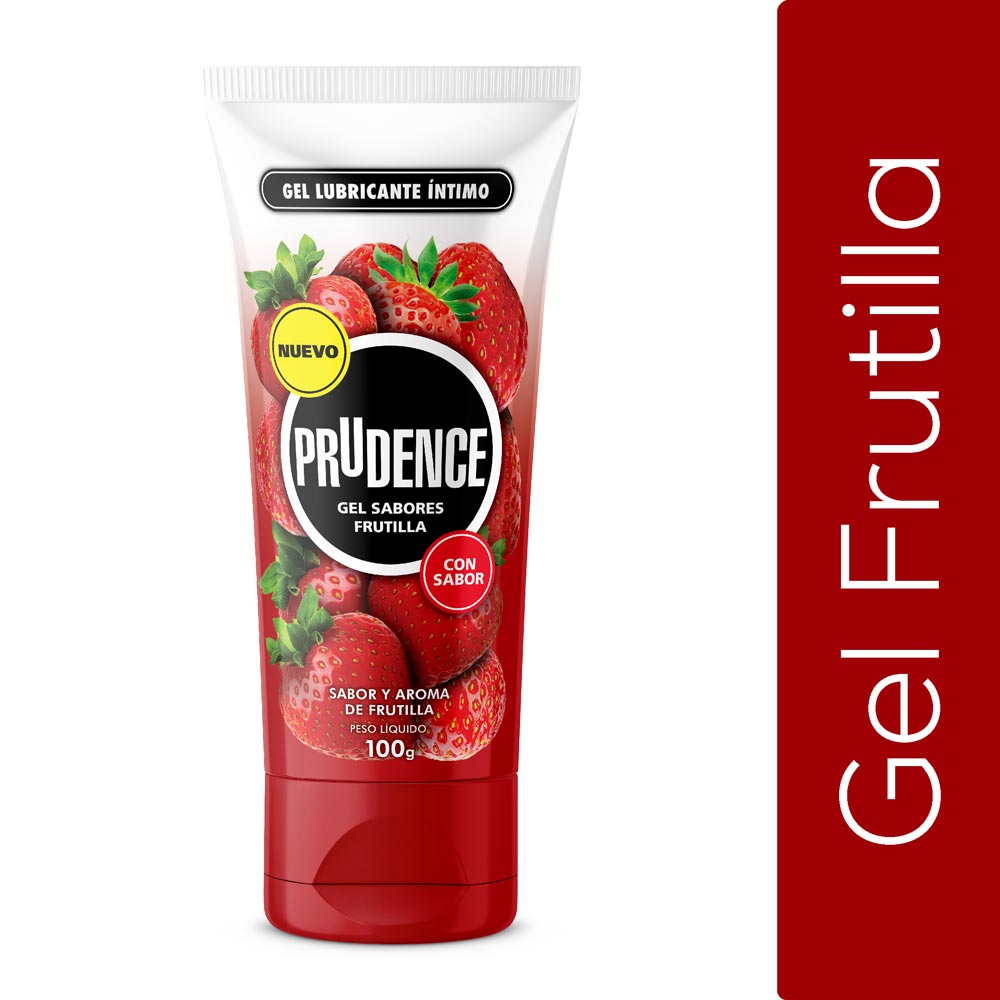 Gel Lubricante Íntimo Prudence Frutilla 100 G