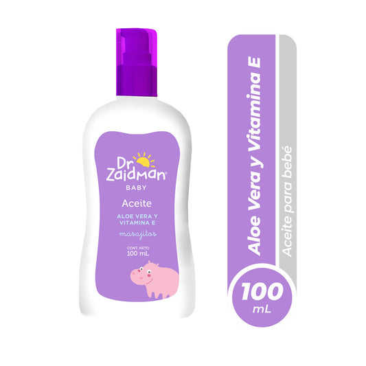 Aceite Dr. Zaidman Baby con Aloe Vera y Vitamina E 100 Ml