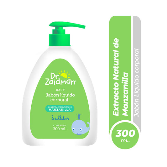 Jabón Líquido Corporal Dr. Zaidman Baby Manzanilla 300 Ml
