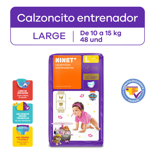 Calzoncitos Entrenadores Ninet Talla L 48 Und