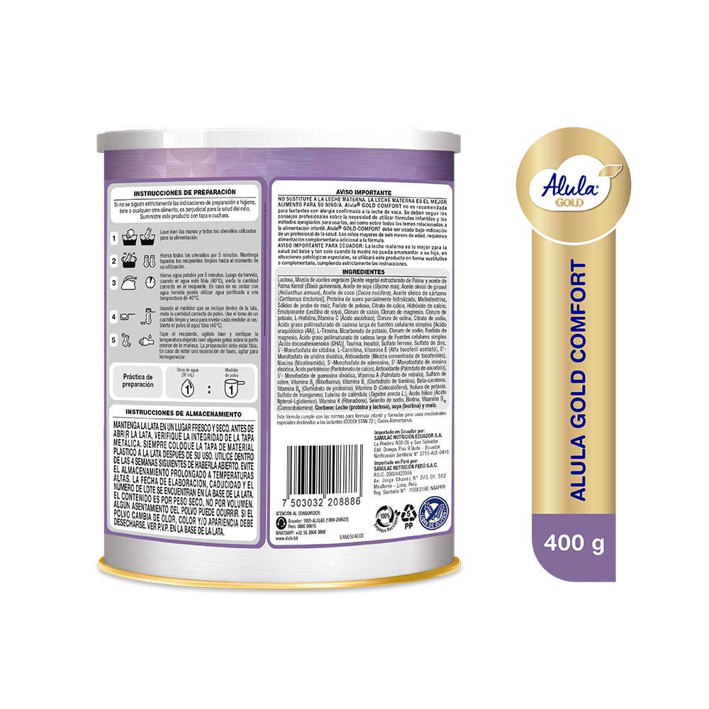 Alula Gold Premium Comfort 400 G