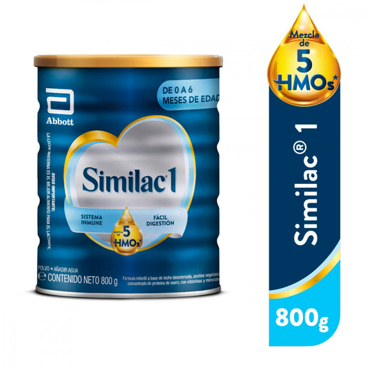 Similac 1 con mezcla de 5HMOs lata de 800 G
