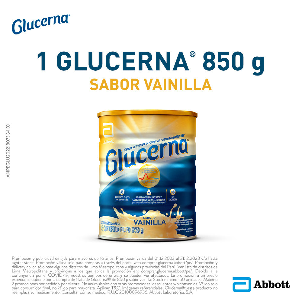 Glucerna Sabor Vainilla 850 G