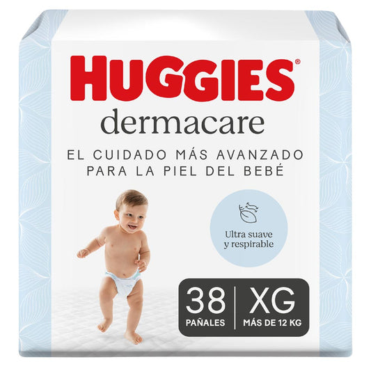 Pañales Huggies Dermacare Talla Xg 38 Un