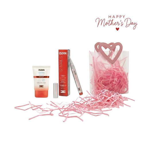 Kit Manos & Uñas Mamá Crema De Manos Ureadin Q10 Isdin 50 Ml + Fortalecedor De Uñas Isdin 2.5 Ml + Bolsa de Regalo
