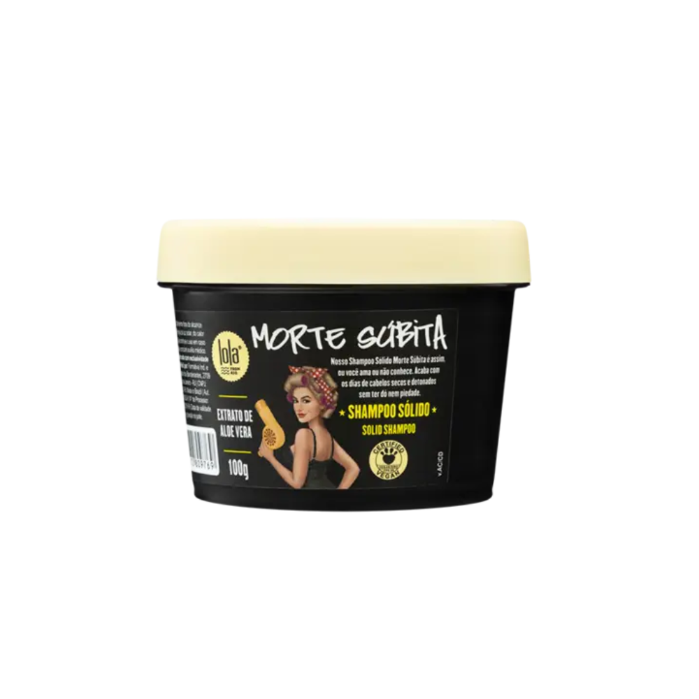 Shampoo Sólido Morte Súbita Lola Cosmetics  100 G