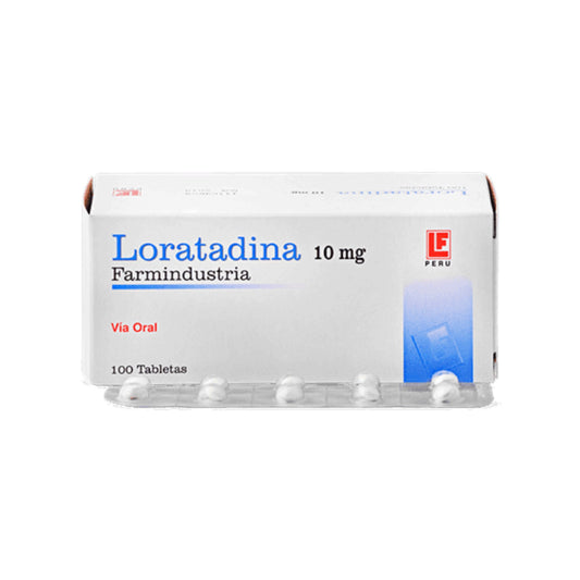 Loratadina 10 Mg Tableta Farmindustria - Blíster 10 Und