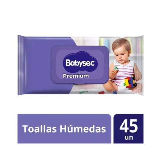 Toallitas Húmedas Babysec Premium 45 Und