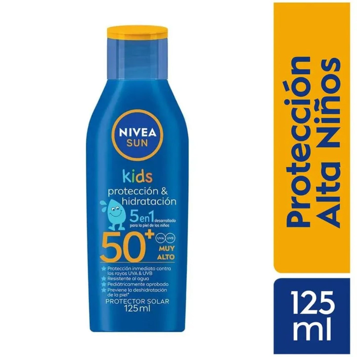 Protector Solar Nivea Sun Kids Protección & Hidratación FPS 50+ 125 Ml
