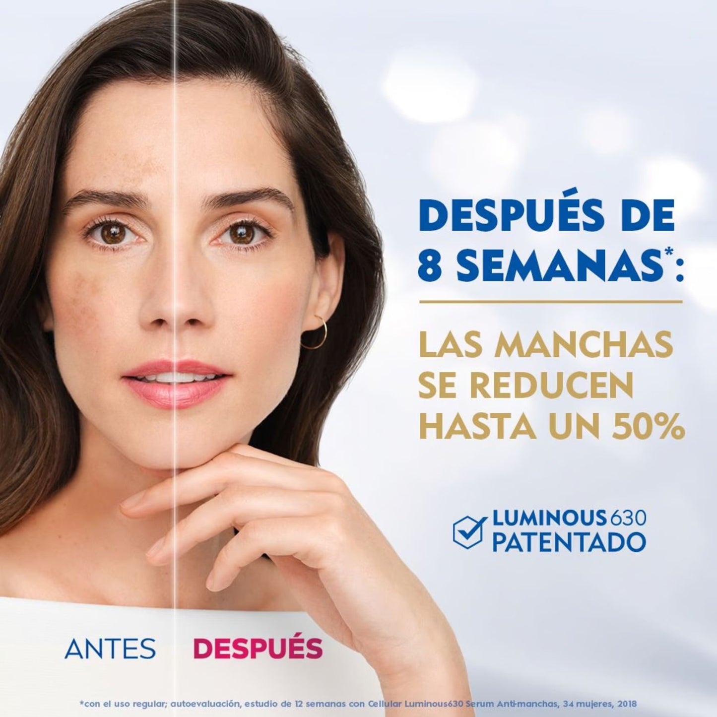 Nivea Cellular Luminous 630° Fluido Día Spf 50 Antimanchas 40 Ml