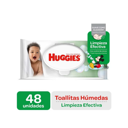 Toallitas Húmedas Huggies Active Fresh 48 Und