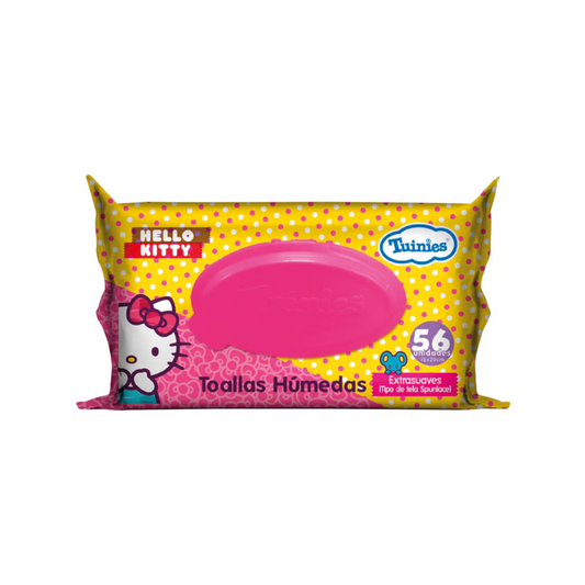 Toallitas Húmedas Tuinies Hello Kitty 56 Und