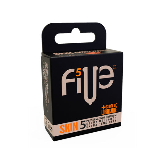 Condones Five Time Efecto Retardante y Textura de Puntos 5 Und