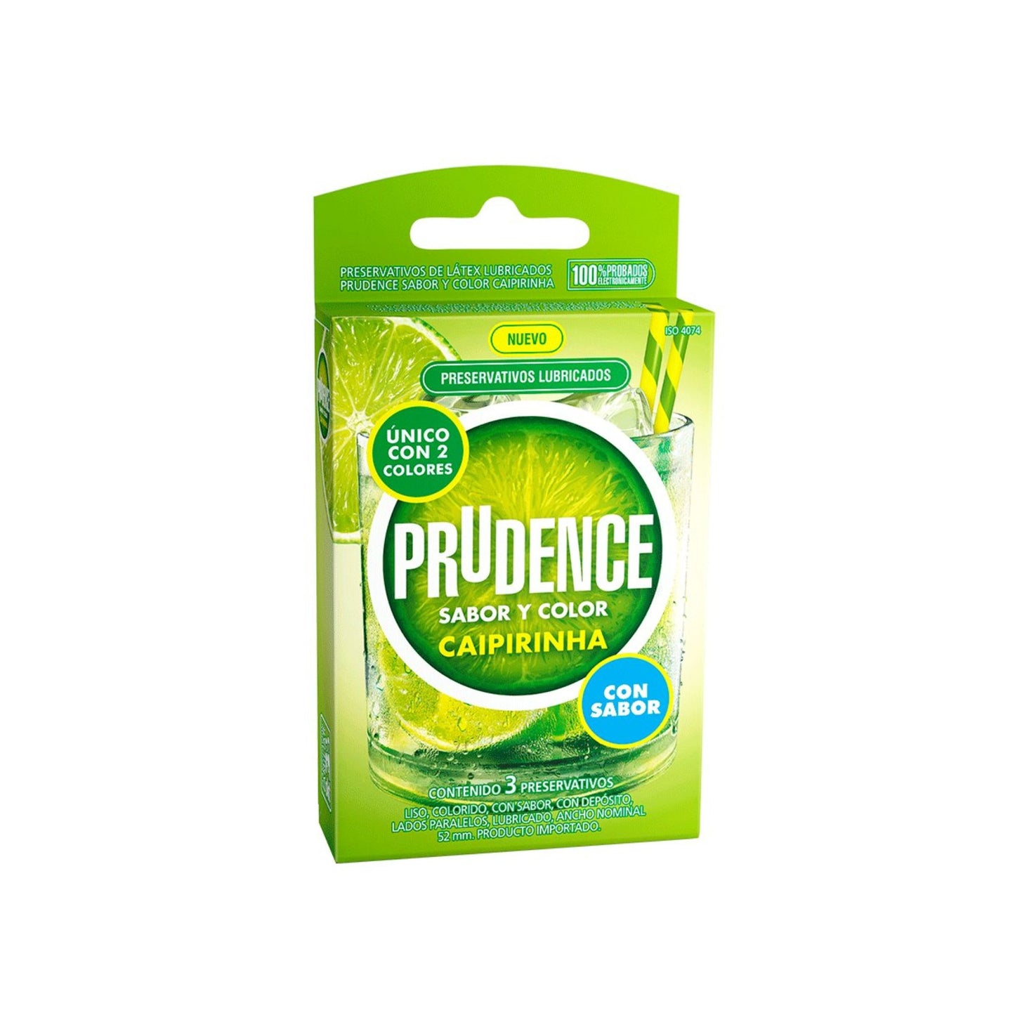 Condones Prudence Caipirinha 3 Und