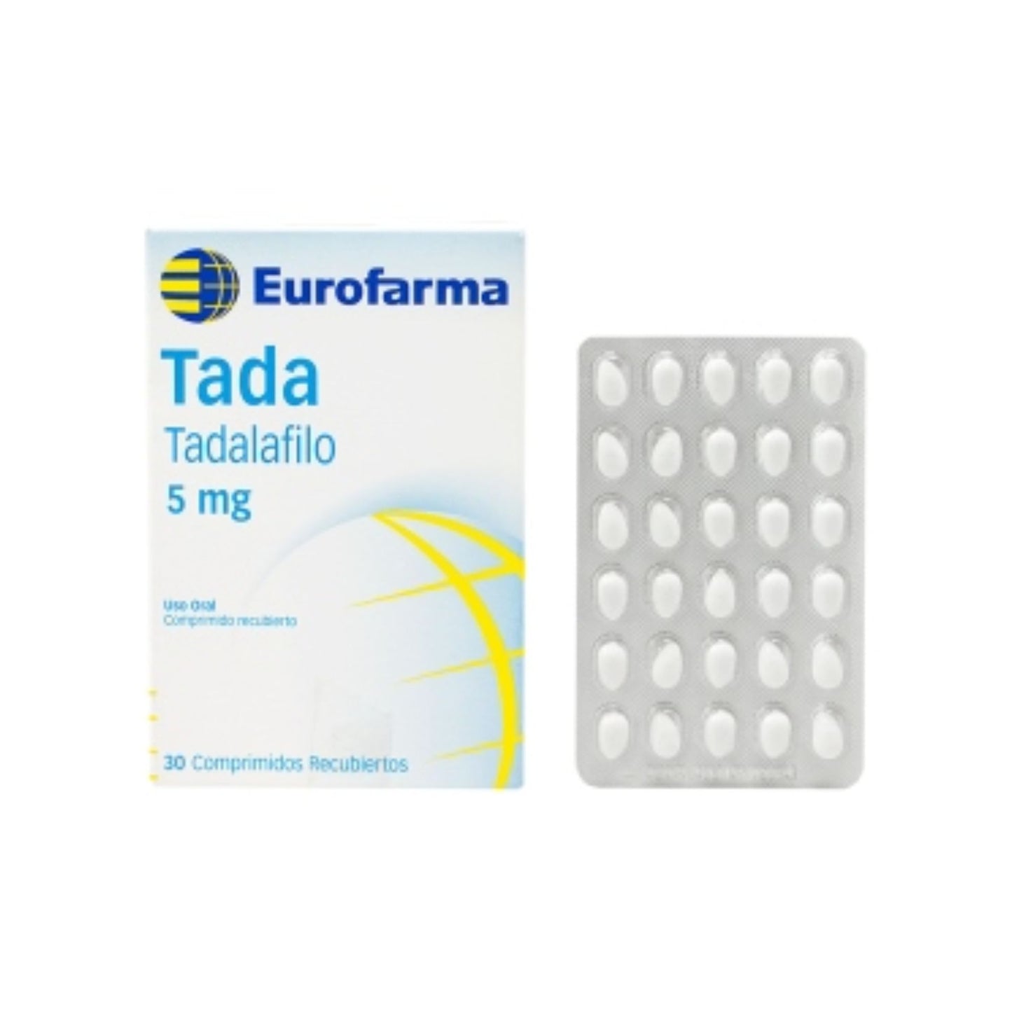 Tada Tadalafilo 5mg Eurofarma 30 Und