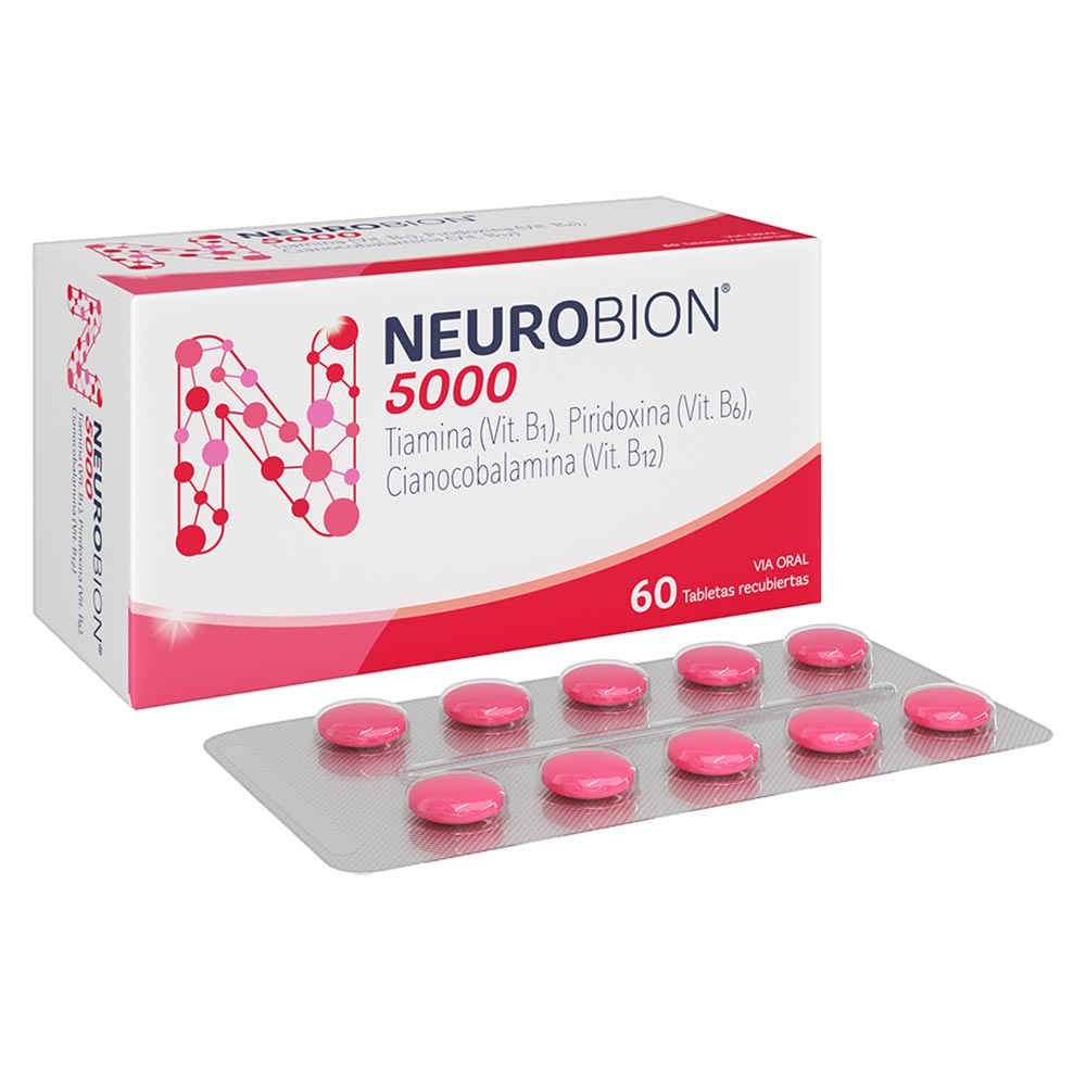 Neurobion 5000 - Blíster 10 Tabletas Recubiertas