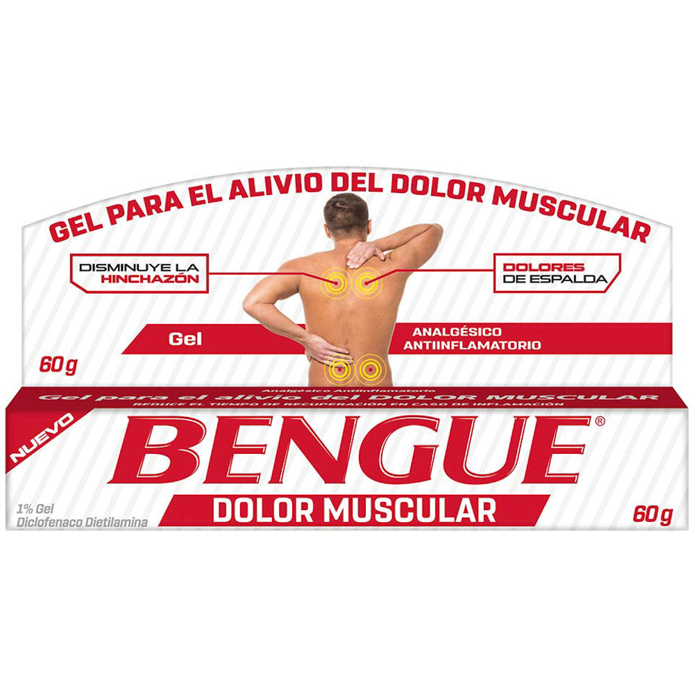 Gel para el Dolor Muscular Bengue 1% 60 G
