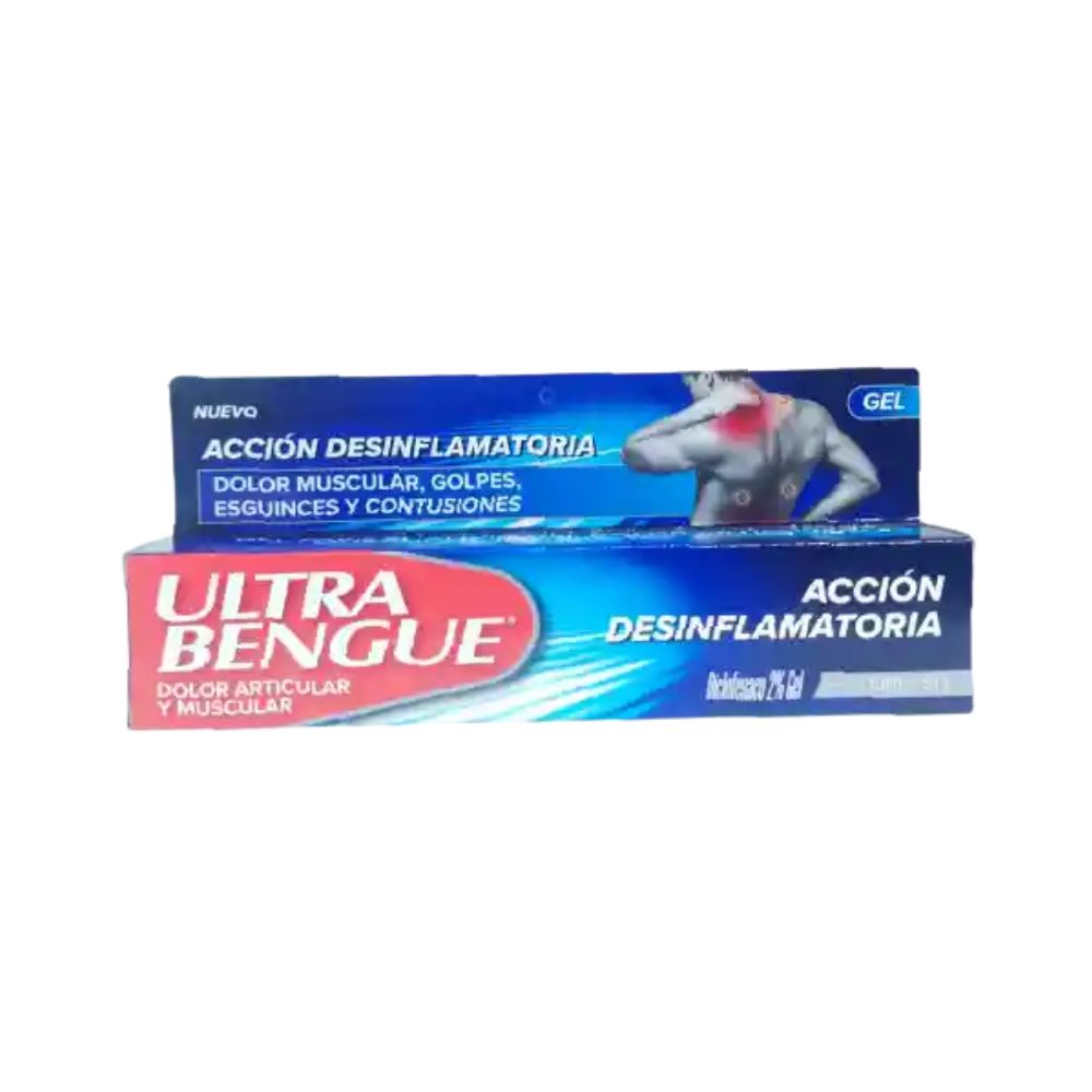 Gel para el Dolor Muscular Ultra Bengue 2% 50 G