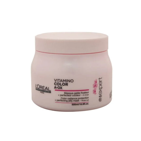 Mascarilla Capilar Proteccion del Color Loreal Professionnel Serie Expert Vitamino Color AOx 500 Ml