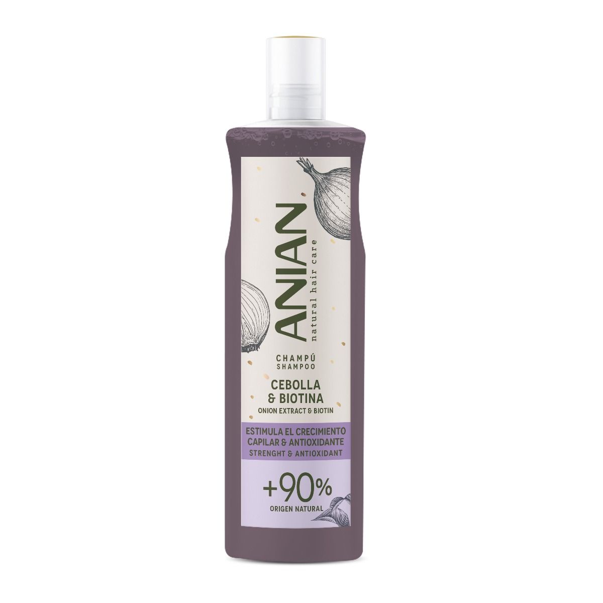 Anian Shampoo Cebolla y Biotina 400 Ml