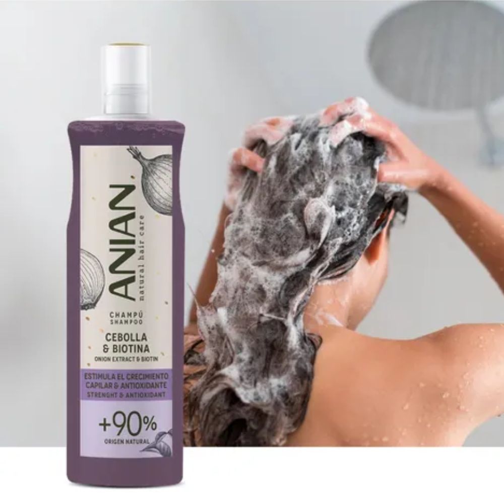 Anian Shampoo Cebolla y Biotina 400 Ml