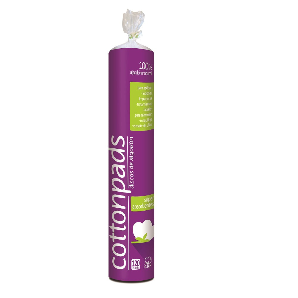 Discos de Algodón o Cotton Pads CKF 120 Unidades