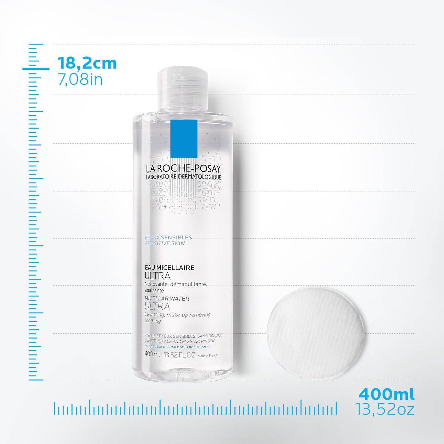 La Roche Posay  Agua Micelar Pieles Sensibles 400 Ml