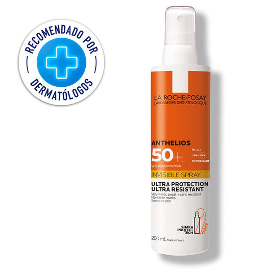Protector Solar Corporal Anthelios Spray Invisible FPS 50+ 200 Ml