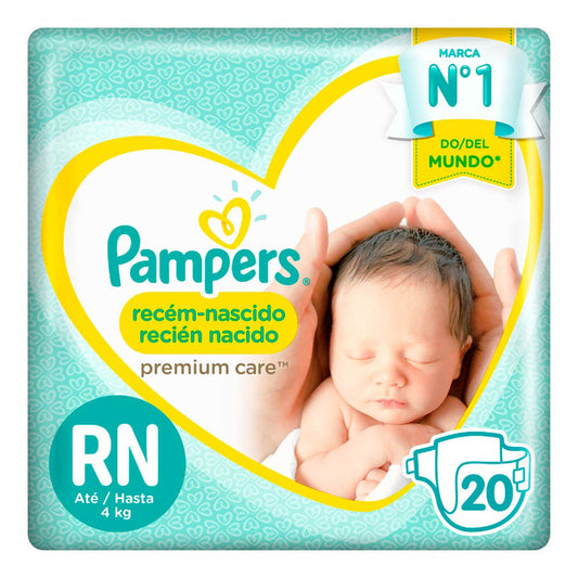 Pañales Pampers Recién Nacido Pañales RN 20 Und