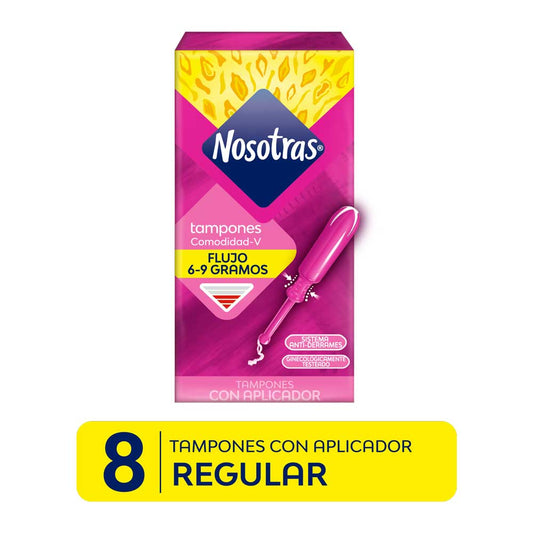Nosotras Tampones Con Aplicador Súper 8 Und