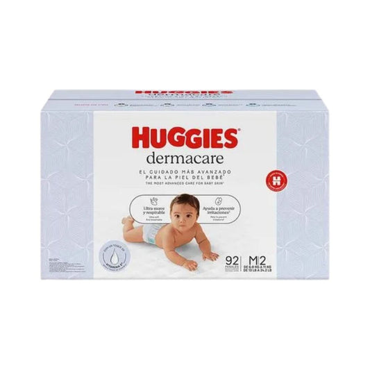 Pañales Huggies Dermacare 92 Und