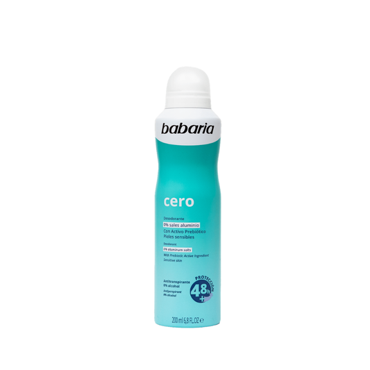 Desodorante en Spray Babaria Cero 200 Ml