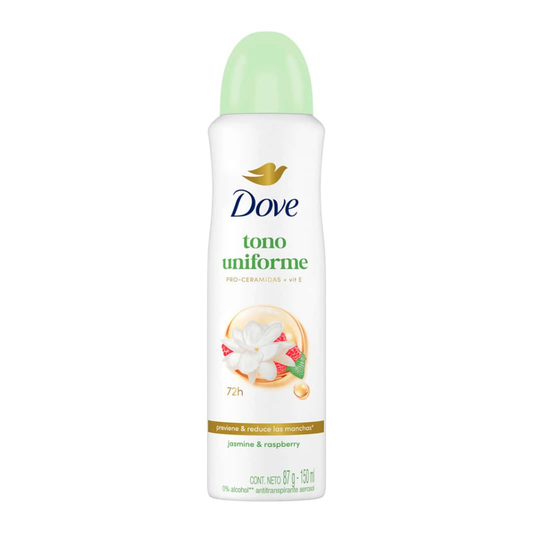 Desodorante en Spray Dove Tono Uniforme Caléndula y Raspberry 150 Ml