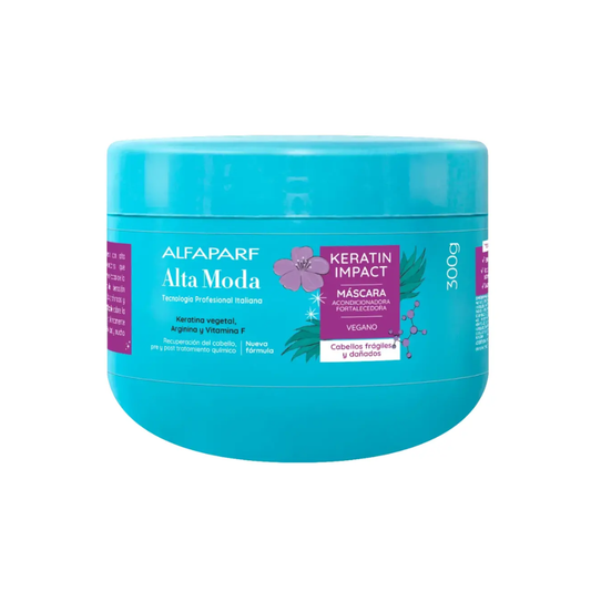 Mascarilla Capilar Fortalecedora Alfaparf Alta Moda Keratin Impact 300 Ml