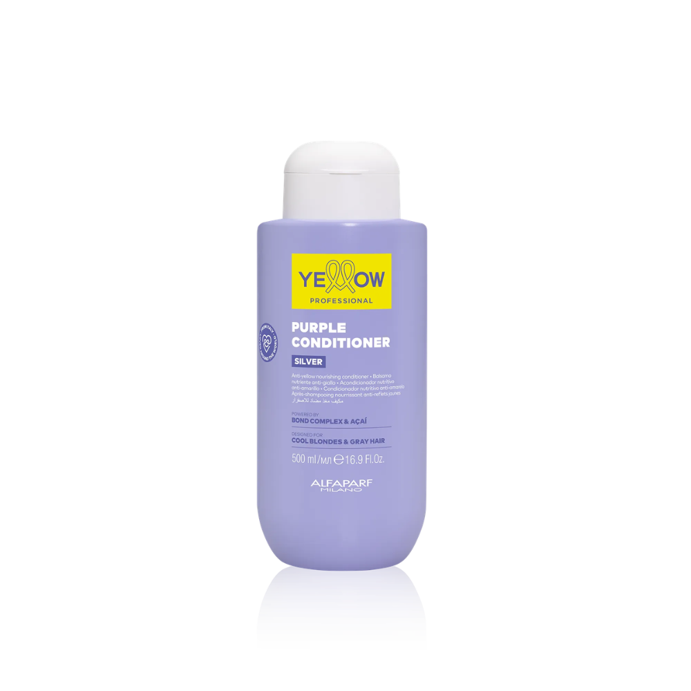 Acondicionador Nutritivo Anti-amarillo Alfaparf Yellow Silver 500 Ml