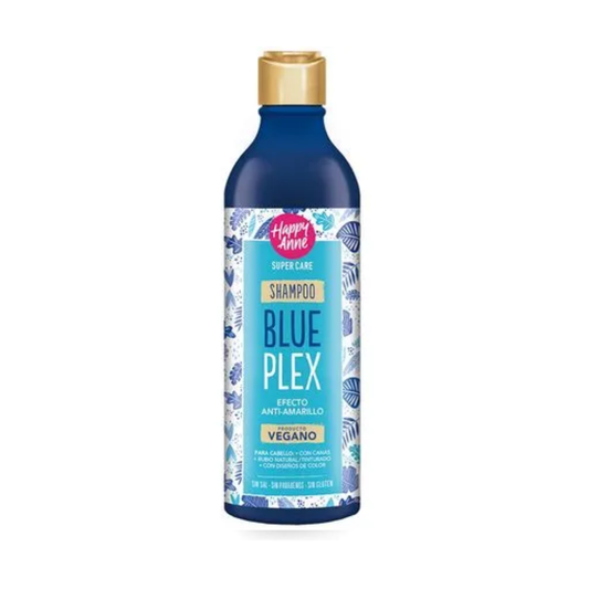 Shampoo Anti-amarillo Happy Anne Blue Plex 340 Ml