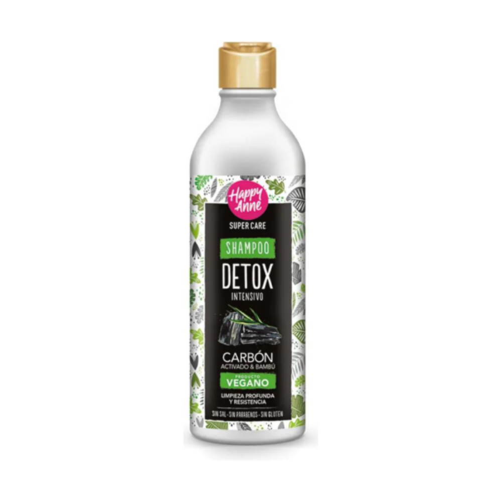 Shampoo Detox Intensivo Happy Anne Carbón 340 Ml