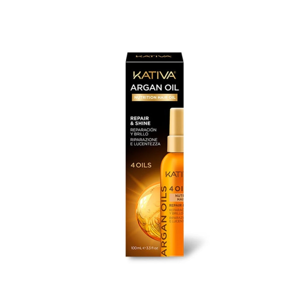 Óleo Capilar Nutritivo Kativa Aceite De Argán 100 Ml
